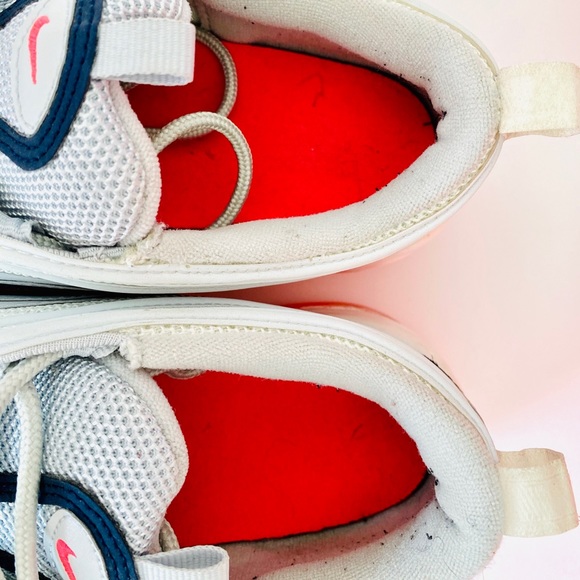 Wmns NIKE Air Max 97 Platinum Navy Orange - Picture 6 of 13